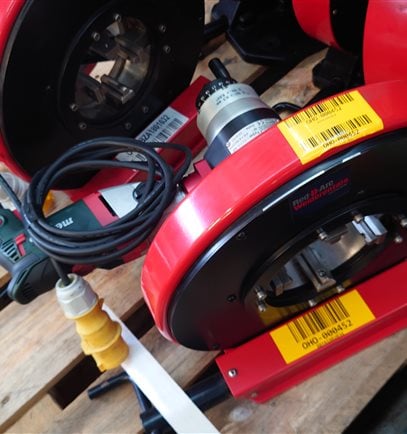Axxair DC115-BM/AM1 Orbital facing machine Dia ø12 - ø115mm AS NEW 